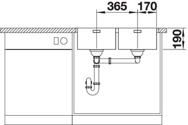 BLANCO ANDANO 340/340-IF INOX Saten polirano 2