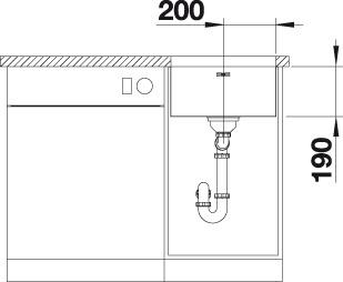 BLANCO ANDANO 340/180-IF INOX Saten polirano